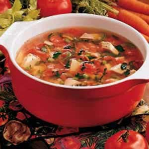 Old-fashioned turkey soup