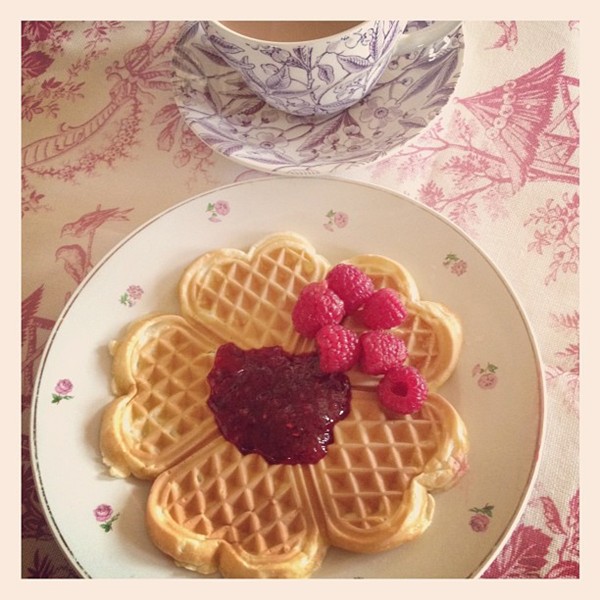 Old-fashioned waffles