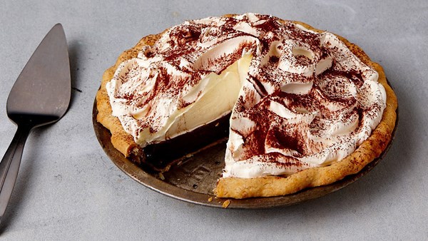 Old-school chocolate cream pie