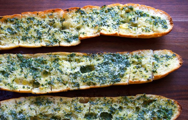 Old-school garlic bread