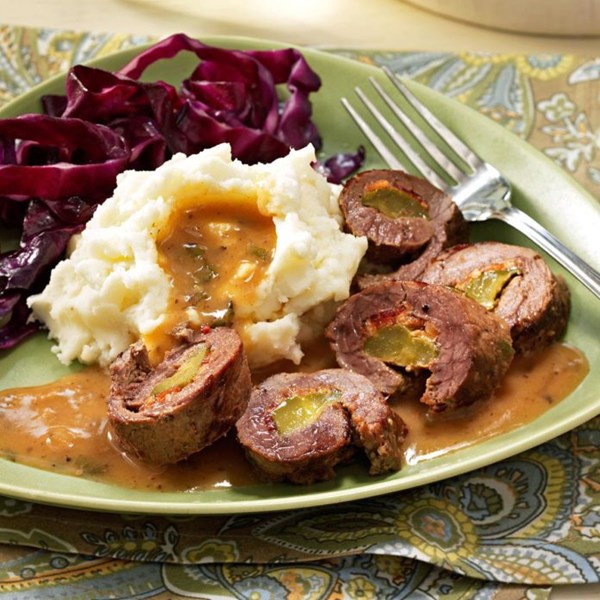 Old-World beef rouladen