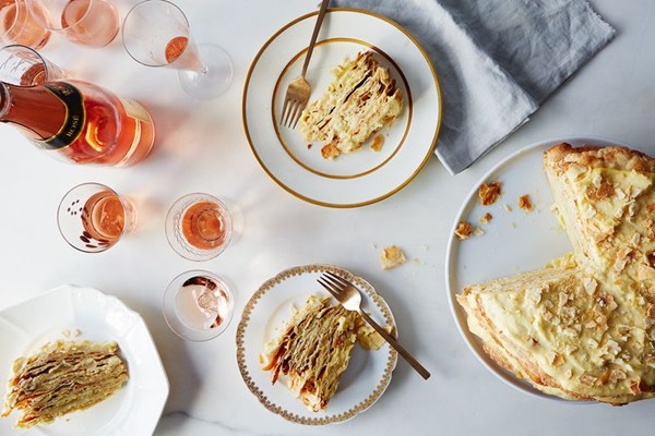 Olia Hercules' Napoleon cake