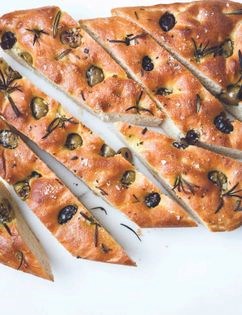 Olive & rosemary focaccia