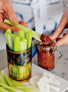 Olive chocolate tapenade