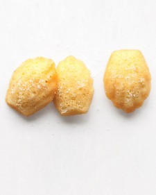 Olive oil and sea salt madeleines
