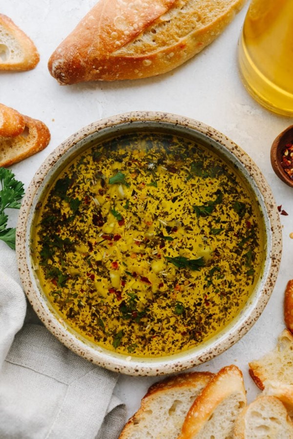 Olive oil bread dip