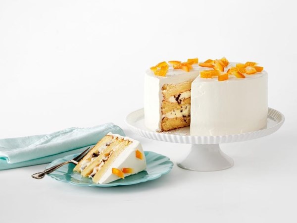 Olive oil cake with ricotta and orange marmalade [Luke Deardurff]