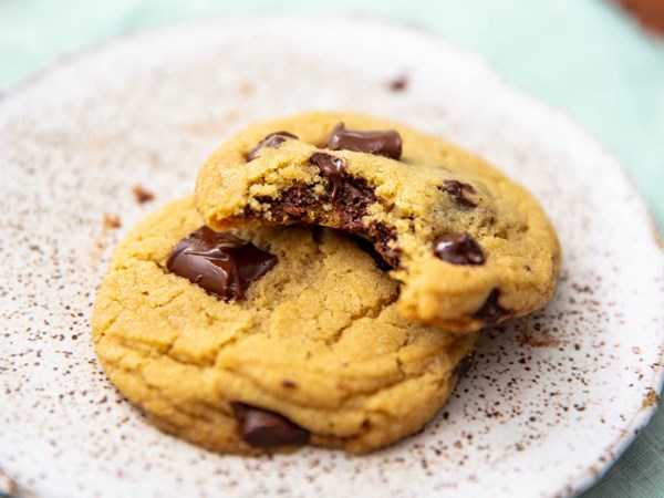 Olive oil chocolate chip cookies
