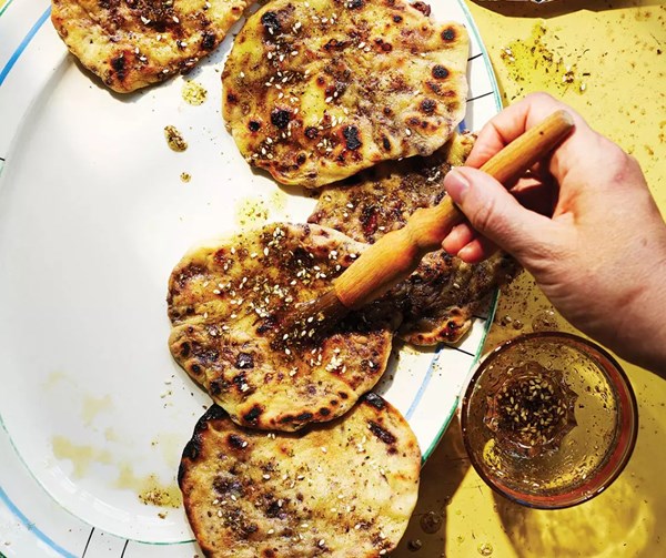 Olive oil flatbreads