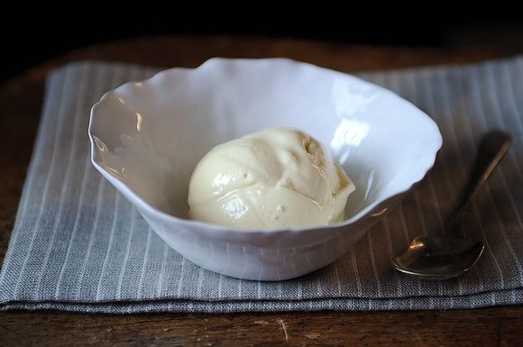 Olive oil gelato