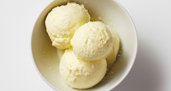 Olive oil ice cream