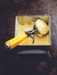 Olive oil ice cream
