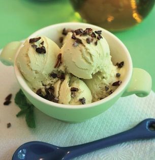 Olive oil ice cream