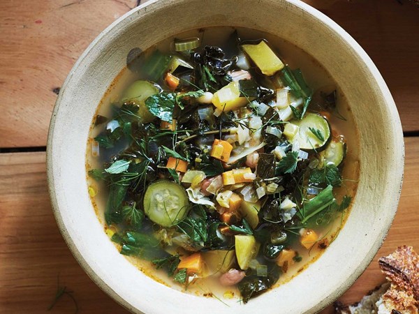Olive oil maker's soup (Zuppa alla frantoiana)