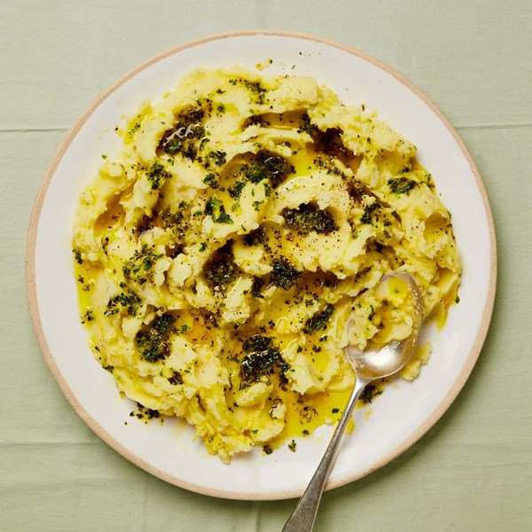 Olive oil mash