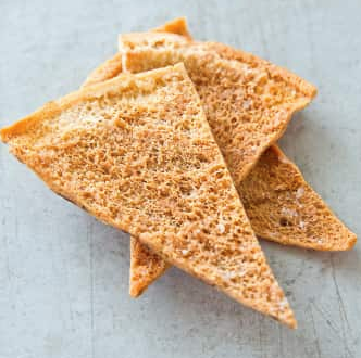 Olive oil-sea salt pita chips
