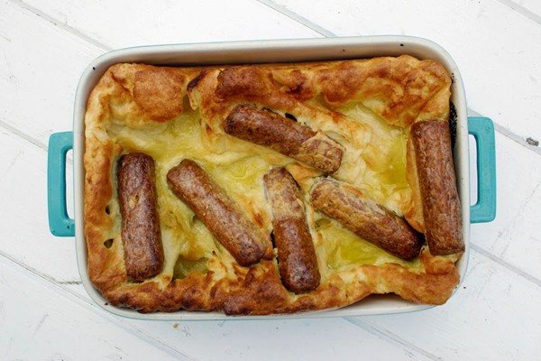 Olive oil veggie toad-in-the-hole
