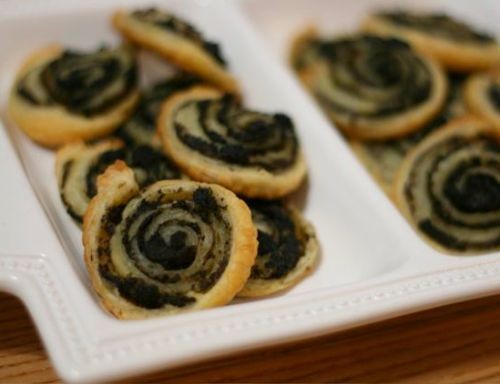 Olive tapenade pinwheels