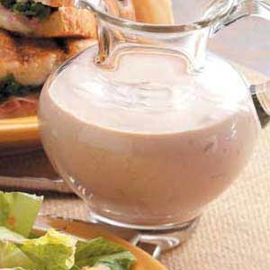 Olive Thousand Island salad dressing