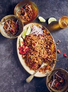Olive vegetable fried rice