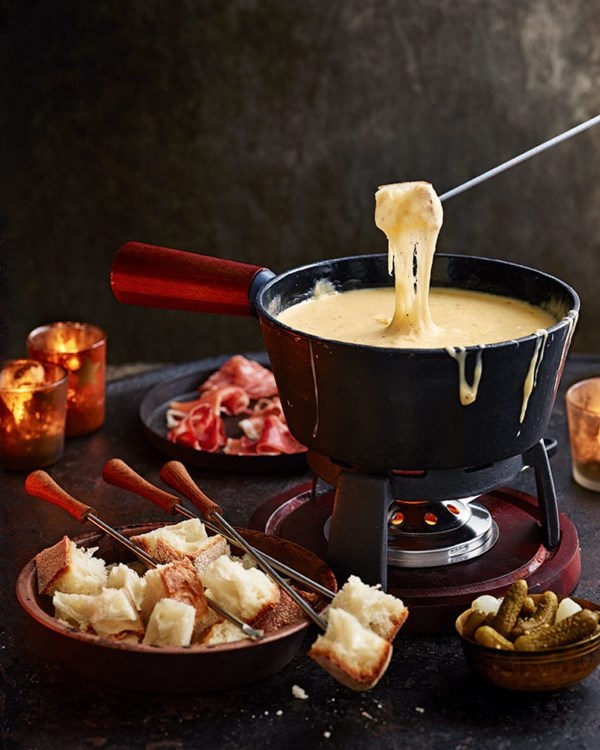 Olivia’s ultimate Swiss cheese fondue