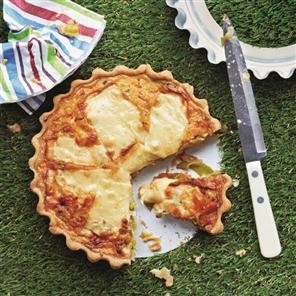 Olly Kohn's leek and Gruyère tart