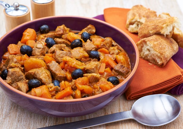 Omar Allibhoy's Spanish lamb stew with olives and dried apricots