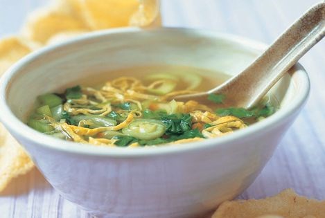 Omelette soup