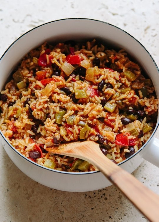 One -pot vegetable jambalaya