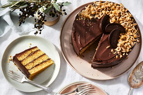 One-bowl chocolate orange sponge cake [chocolate ganache]