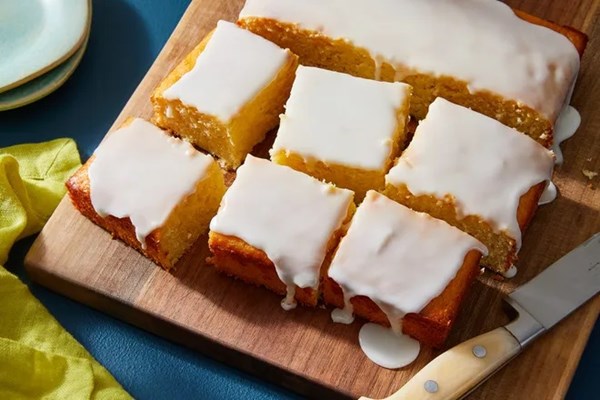One-bowl lemon cake with citrus glaze