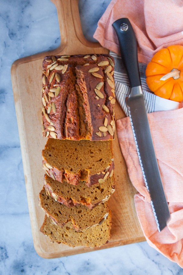 One-bowl maple pumpkin bread