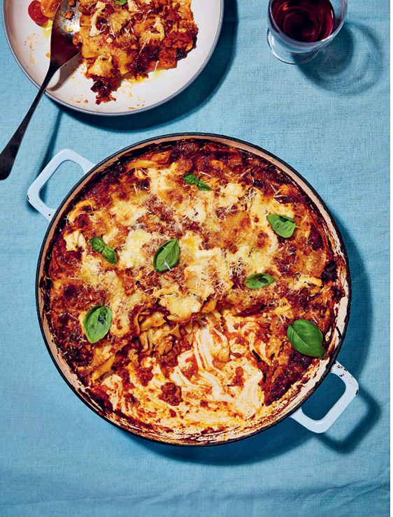 One-dish lasagne