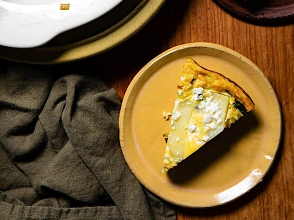 One-handed frittata