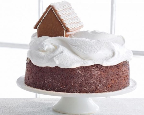 One-layer gingerbread cake