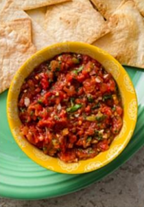 One-minute tomato salsa
