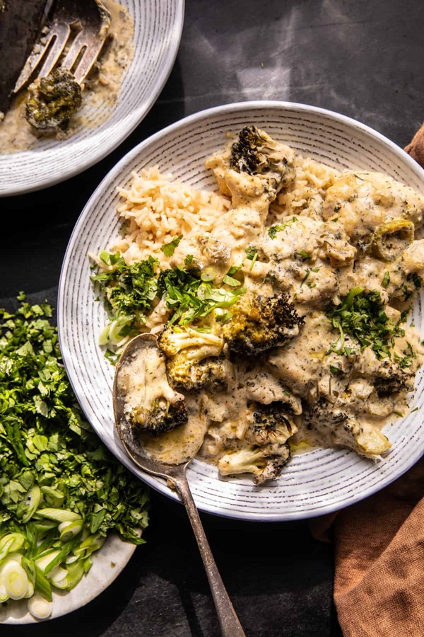 One pan creamy Parmesan ranch chicken