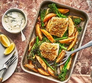 One-pan fish & chips