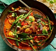 One-pan fragrant duck & vegetable curry