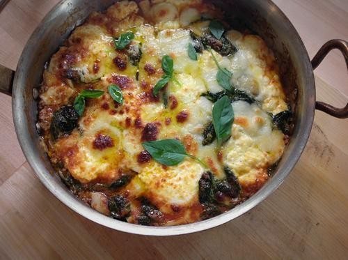 One-pan lasagna