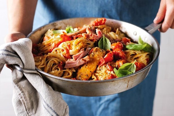 One-pan, no-chop pasta