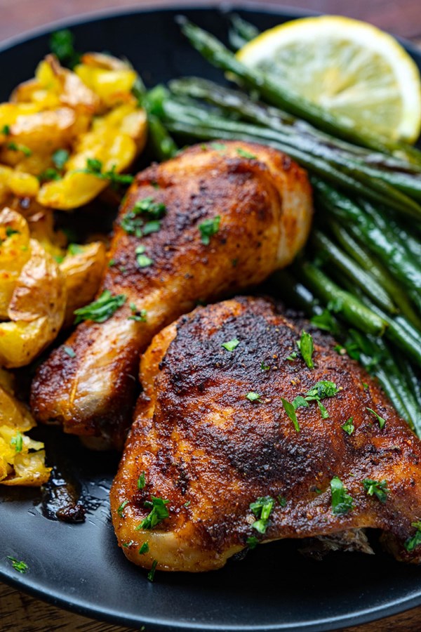 One-pan paprika roast chicken