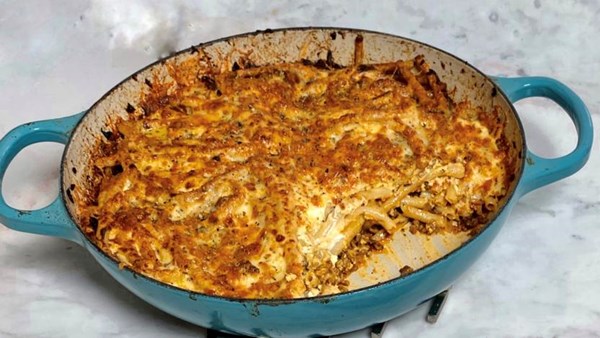 One-pan pastitsio