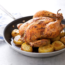 One-pan roast chicken and potatoes