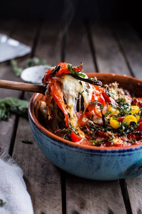 One-pan spring Tuscan quinoa bake