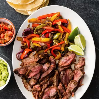 One-pan steak fajitas