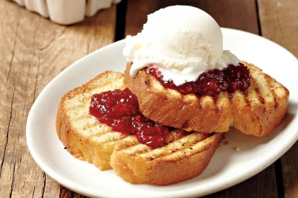 One-pint raspberry jam