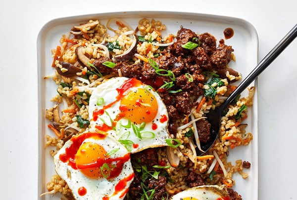 One-pot bibimbap rice