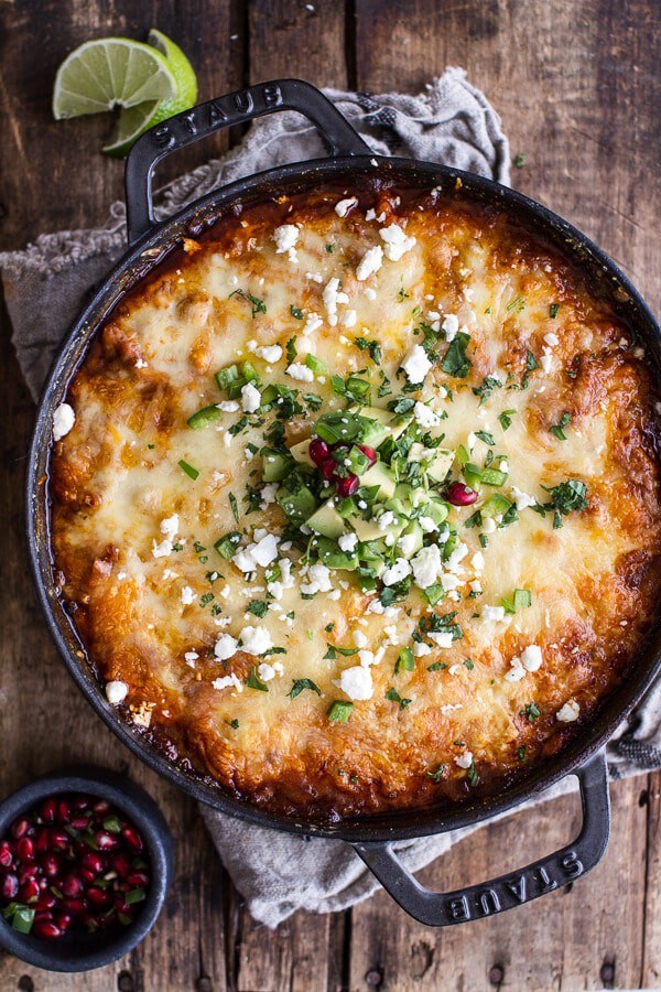 One-pot cheesy turkey tamale pie