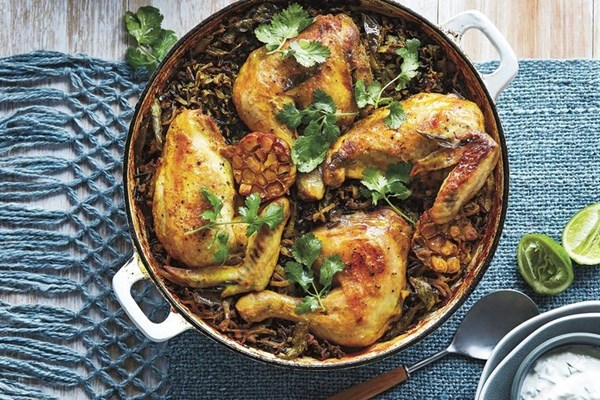 One-pot chicken & wild rice pilaf